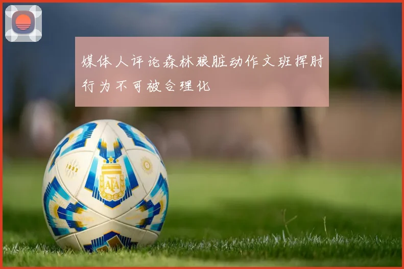 媒体人评论森林狼脏动作文班挥肘行为不可被合理化